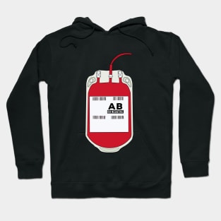 AB Negative Blood Bag Hoodie